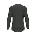 thumbnail image 4 of Wrangler Workwear Men's Performance Ribbed Fleece Base Layer Top Long Sleeve Thermal Shirt, M, Charcoal, 4 of 4