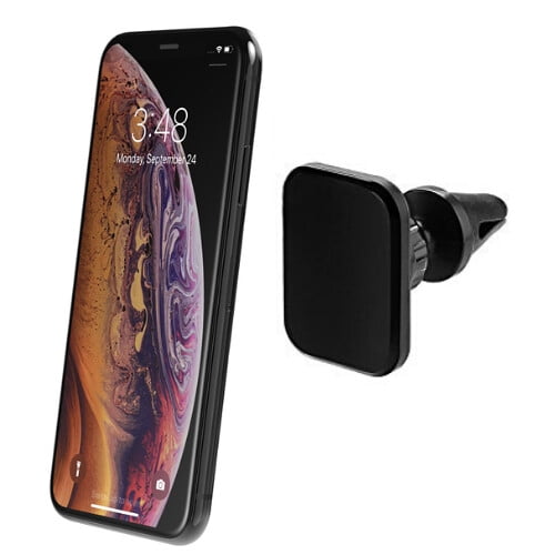 Powerology MagVent Mount (Noir) - Support Magnétique pour Cellulaire pour Voiture