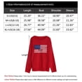 thumbnail image 6 of Pullover Sweaters for Women Y2K American Flag Independence Day Crewneck Fall Winter Knitted Stried Sweaters Warm Long Sleeve Jumper Tops Alsol Lamesa, 6 of 6