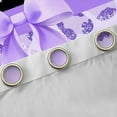 thumbnail image 4 of Castle Fairy Kids Children Cartoon Ribbon Bow-Tie Blackout Curtains Set of 2 (52x84 Each),Bling Purple Glitter Window Curtains,Animal Leopard Print Curtains and Drapes,Ultra Soft Home Decor, 4 of 6