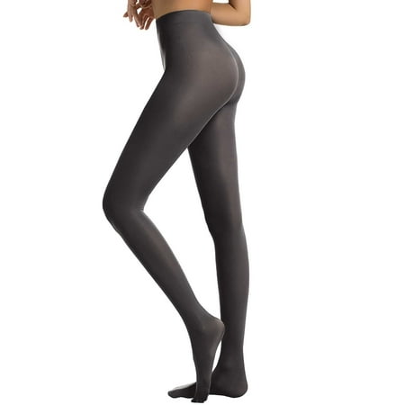 Fdrone Semi Opaque Girls Leggings Solid Color Footed Pantyhose Tights Soft Pantyhose Ballet Dance Panty Footed Tights High Waist Womens Tights