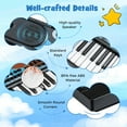thumbnail image 5 of Costway 49 Keys Portable Electric Keyboard Piano with 8 Rhythms, 8 Tones & 10 Demos, Black, 5 of 11