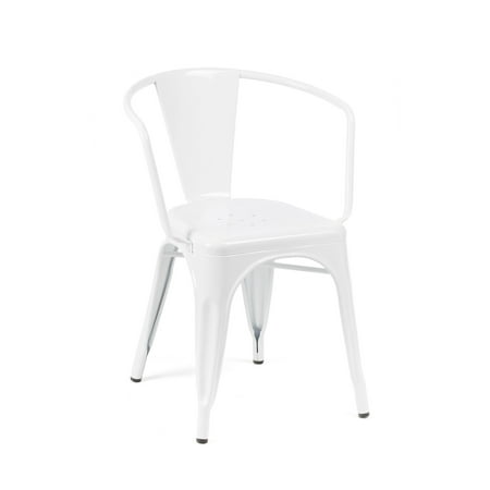 Design Lab MN LS-9001-WHT Dreux White Dining Chair Set of (Best Of India Mn)