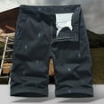 thumbnail image 4 of WREESH Men's Cargo Shorts Summer Fashion Solid Color Casual Shorts Athletic Shorts Cargo Shorts Outdoor Workout Shorts Dark Blue, 4 of 4