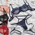 thumbnail image 2 of Conjunto De Tul Poá Y Encaje Con Tirante Ajustable Lenceria De Lujo Romance Deng Xun unisex, 2 of 2