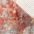 thumbnail image 6 of SAFAVIEH Aston Calanthia Abstract Runner Rug, Red/Gray, 2' x 8', 6 of 11