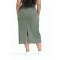 thumbnail image 3 of A3 Denim Women's Plus Size Utility Maxi Skirt, 3 of 4