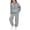 Light Gray, variant on Girls 2 Piece Outfits Sweatsuit Oversized Long Sleeve Half Zip Sweatshirt and Jogger Pants Girls Clothes Fall Trendy Y2k Sweatsuit Set Light Purple 5-6 Years
