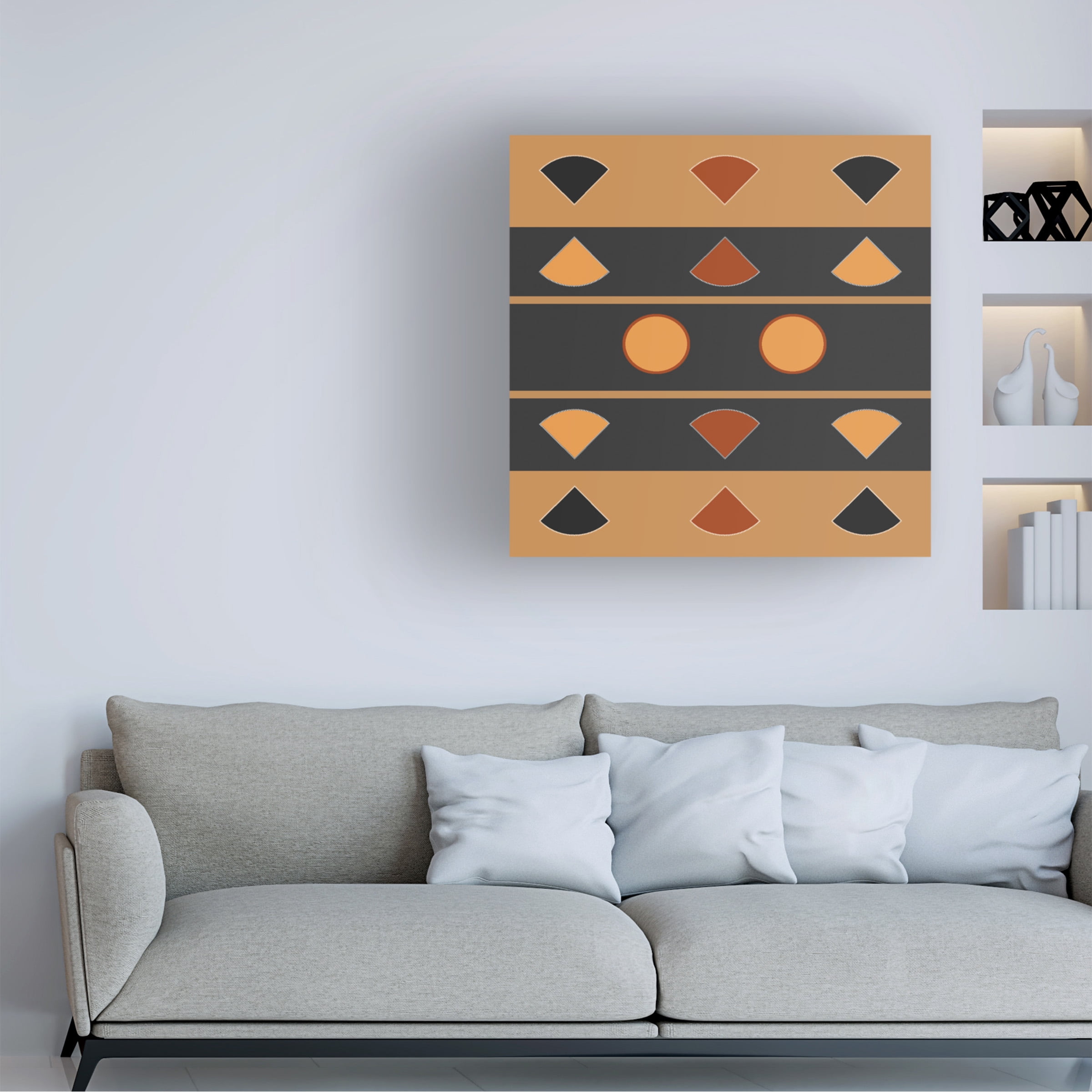 Richard Homawoo 'Ethnic Pattern 4' Canvas Art