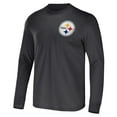 thumbnail image 2 of Men's NFL x Darius Rucker Collection by Fanatics Black Pittsburgh Steelers Team Long Sleeve Pocket T-Shirt, 2 of 3