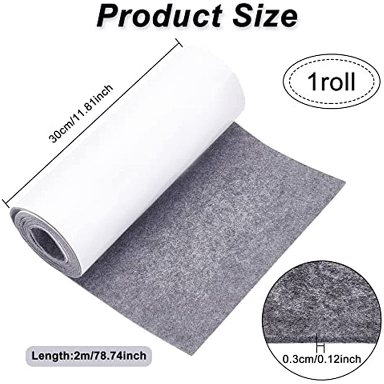 1pc Gray Self Adhesive Felt Fabric Drawer Liner for DIY Crafts Sewing  Accessories and Jewelry Drawer Box Fabric Peel Stick 3mm Thick 