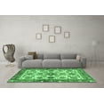 thumbnail image 3 of Ahgly Company Indoor Rectangle Oriental Emerald Green Traditional Area Rugs, 8' x 12', 3 of 4