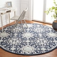 thumbnail image 2 of SAFAVIEH Roslyn Aleta Geometric Area Rug, Navy/Light Blue, 7' x 7' Round, 2 of 7