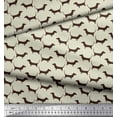 thumbnail image 2 of Soimoi Cotton Duck Fabric Dachshund Dog Fabric Prints by Yard 42 Inch Wide, 2 of 3