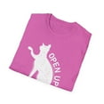 thumbnail image 4 of Open Up It's The Fuzz Funny Cat Silhouette T-Shirt, 4 of 4