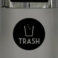 thumbnail image 4 of Recycle and Trash Vinyl Lettering Decal Sticker Trash Can Decals and Stickers Size: 4" x 4" - Color: Black, 4 of 6