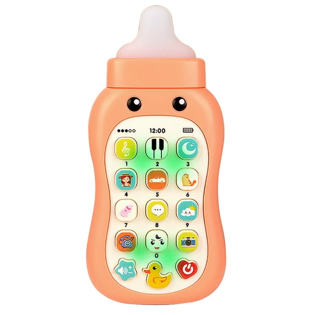 Bangcool Kids Cellphone Toy Feeder Shape Interactive Smartphone Toy Baby Teething Toy