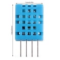 thumbnail image 4 of Seitruly Sensor de temperatura y humedad Digital, placa de módulo sensible de 0 ℃ a 50 ℃, suministros de práctica DIY para el hogar, Electrónica miscelánea, 4 of 6