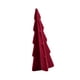 thumbnail image 5 of Estatua de cerámica de Navidad artificial perfecl centro de mesa flocado rojo, 5 of 8