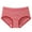 Red, variant on Scyoekwg Women's Cotton Underwear Knickers Solid Color Stretchy Comfort Mid Waisted Underwear Hipster Panties Ladies Underpants Briefs(Purple,M)