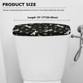 thumbnail image 5 of ZIATUBLE Dragonfly Toilet Tank Covers Soft Toilet Top Cover Tank Lid with Elastic Bottom Toilet Tank Cover Protector Toilet Tank Lid Covers for Bathroom Fits for Most Toilet Tank, 5 of 5