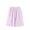 Purple, variant on Girls Shorts Elastic Waist Wide Leg Knee Length Shorts for Kids