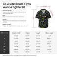 thumbnail image 7 of Vsdgher Space Rockets Print Men's Wrinkle Free Untucked Cuban Shirt Business Casual Button Down Shirts Short Sleeve Shirt, 7 of 7
