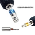 thumbnail image 4 of WHEANG Faucets Accessories + Set Converter Adapter Hand Set 7Pcs Bit Sets Tools Sockets Power for Extension Faucets One Size Silver, 4 of 6