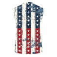 thumbnail image 5 of American Flag Tank Tops for Men 4th of July Tank Top Mens Patriotic Tank for Men 4th of July Tops for Men Men's Vintage Printing Casual Fitness Sport Permeability V Neck Tank Tops, 5 of 5