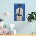 thumbnail image 4 of Amy Sherald-The Beauty of Change( A Happy Man) Print Photo Art Painting Canvas Poster Home Decorative Bedroom Modern Decor Posters Gifts 12x18inch(30x45cm), 4 of 6