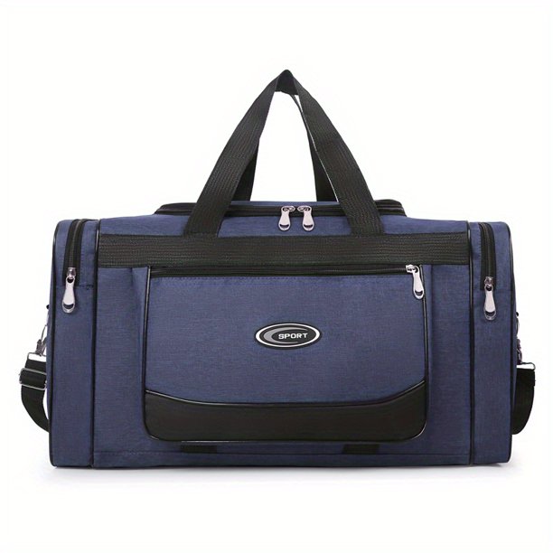 Large Capacity Travel Luggage Shoulder Bag, Versatile Sports Gym Bag, Lightweight Portable Overnight Bag