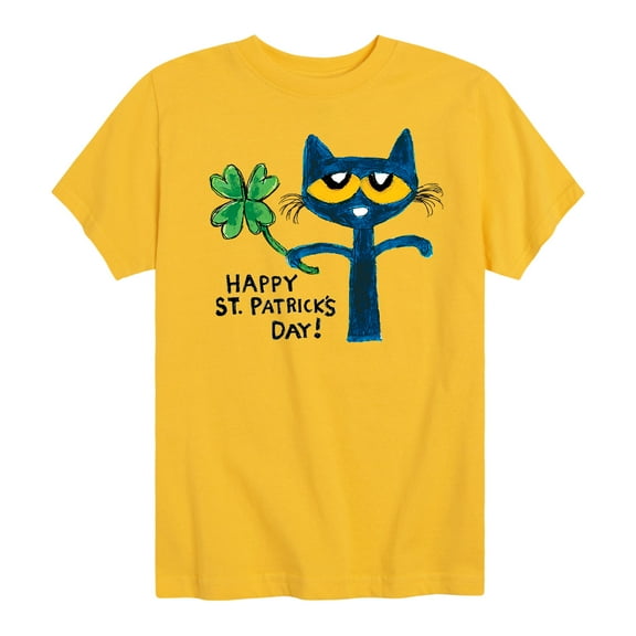 Pete The Cat - Happy St. Patricks Day - Toddler And Youth Short Sleeve Graphic T-Shirt
