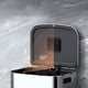 thumbnail image 3 of Bote de basura de cocina de acero inoxidable con cubo interior extraíble y tapa, cubo de basura con Pedal for oficina en casa, 3 of 6