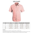 thumbnail image 2 of Camisa de cuello vuelto Nikou manga corta botones color liso, 2 of 2