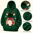 thumbnail image 5 of TGPMGRZ Christmas Pet Pouch Hoodie with Pocket Front for Small Dogs and Cats, 5 of 8