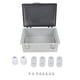 thumbnail image 1 of Caja De Conexiones Eléctricas: Caja De Conexiones Eléctricas Impermeable, Cubierta Transparente, Caja Eléctrica Resistente A La Intemperie para Uso En Exteriores, Gris, 1 of 14