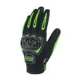 thumbnail image 4 of Riwcyla Motorcycle Gloves for Men Women Motorbike ,Slip Breathable Touchscreen Gloves with Knuckle Protection for Riding, Road Racing, Cycling, Black and Green L, 4 of 6