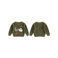 thumbnail image 2 of Loicainy Toddler Baby Boys Girls Halloween Sweaters 3 6 9 12 18 24 Months 2T 3T Witch Pumpkin Letter Ghost Long Sleeve Round Neck Ribbed Knitted Pullover Tops, 2 of 9
