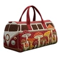 thumbnail image 5 of Vintage Floral Hippie Journey Quilted Duffel Bag, Retro Boho Overnight Luggage Detachable Strap Unisex Everyday Travel Tote, 5 of 6