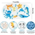 thumbnail image 3 of Alfombrilla de baño antideslizante para niños de 71 x 38 cm con ventosas (zoológico), alfombrilla de ducha, alfombrilla de baño antideslizante, 3 of 5