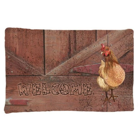Welcome Chicken Moisture Wicking Fabric Standard Pillowcase Walmart Com Walmart Com
