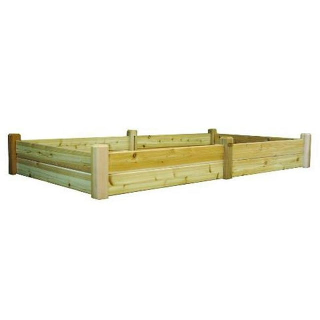 Unfinished 48 x 95 x 13 in. Raised Garden Bed