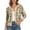 Khaki, variant on 2026 Leopard Cardigan Womens Button Up Sweaters Long Sleeve Cheetah Print Cropped Cardigan Jackets