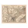 thumbnail image 6 of HISTORIX 1860 Port Royal Sound Region South Carolina Map Vintage Poster Wall Art Print, 18 x 24 Inch, 6 of 8