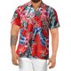 thumbnail image 1 of Camisa hawaiana para hombre, informal, holgada, playera, con solapa y botones Pompotops  oipoqjl44644, 1 of 7
