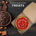 thumbnail image 3 of [25 Pack] White Pie Boxes 10x10x2.5" Square Bakery Boxes for Cookies, Cheesecake, Chocolate Covered Strawberries, Dessert, Macaroon, Bread Bulk Paper Cardboard Sweet Boxes for Surprises and Pastries, 3 of 6