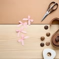 thumbnail image 4 of unbranded 100Ud Lazos Decorativos Rosados En Satén Para Envolver Regalos Y Eventos, 4 of 6