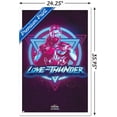thumbnail image 3 of Marvel Thor: Love and Thunder - Vaporwave Wall Poster, 22.375" x 34" Framed, 3 of 6