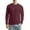 Wine_05#721A, variant on Hearthz Raglan Long Sleeve Men Shirts Fall Solid Color Crewneck Jersey Baseball Tee Shirt
