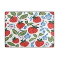 thumbnail image 5 of Yayeee Area Rugs for Living Room 5.2'x4' Non Slip Washable Bedroom Floor Carpet, Vibrant Strawberries, 5 of 5